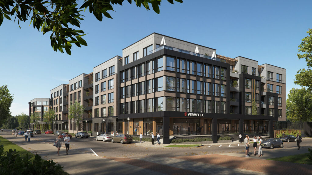 3D rendering of a residential property building