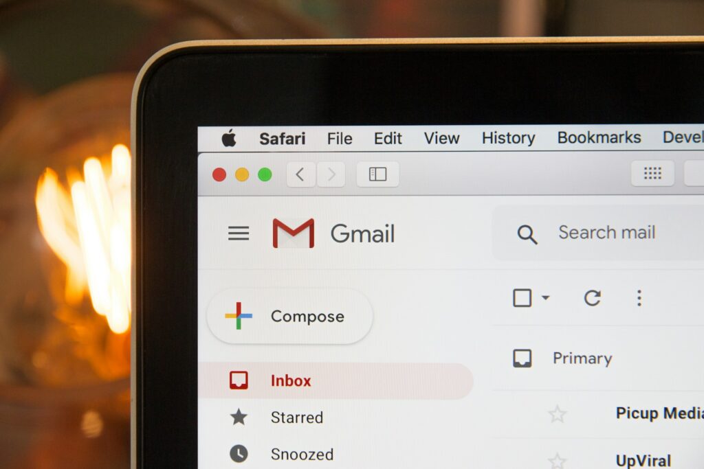gmail webpage