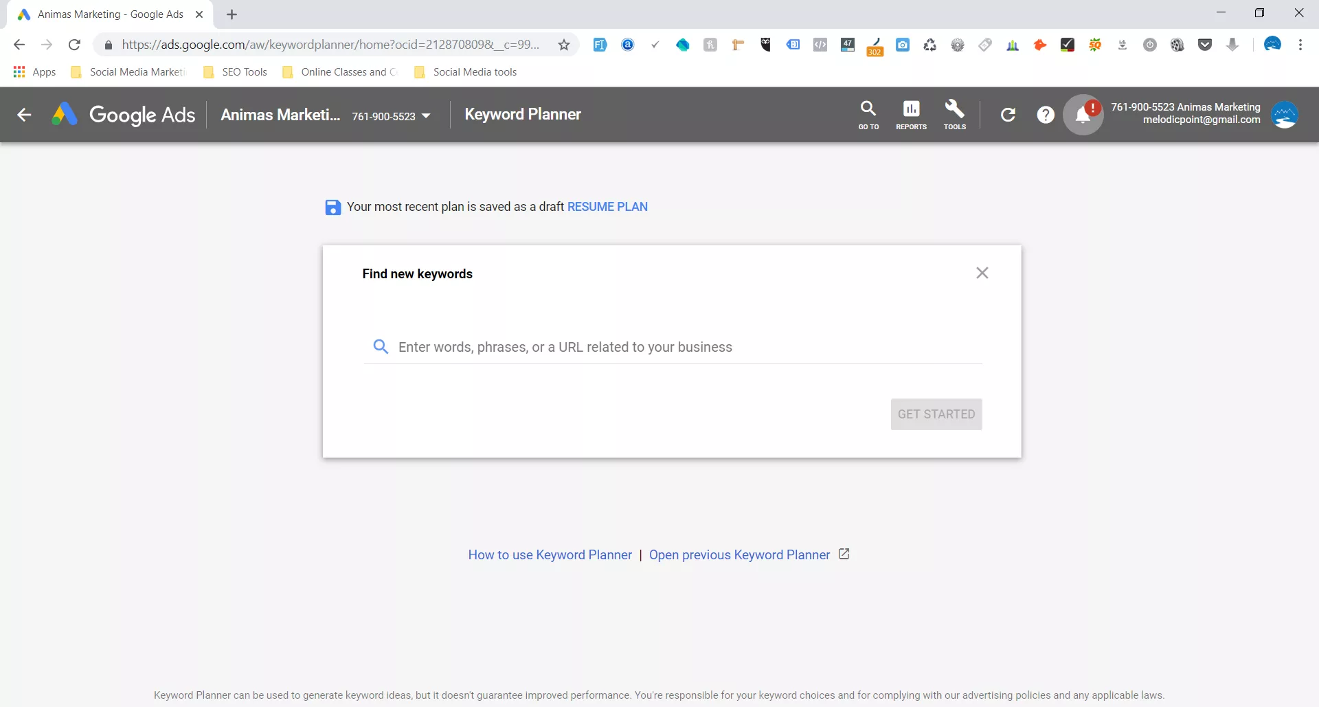 seo tool for search terms
