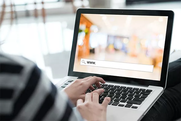 website and email address